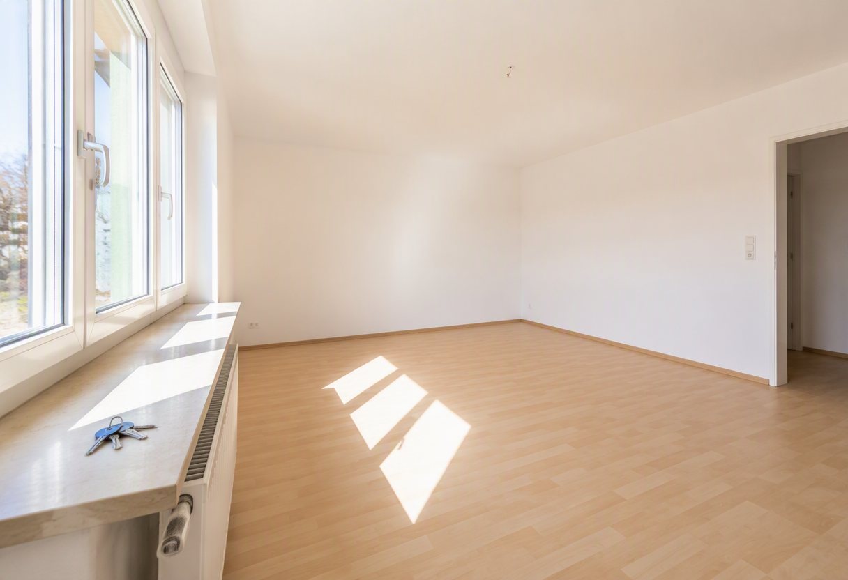 Wohnung nach der Entrümpelung – leer, sauber und besenrein